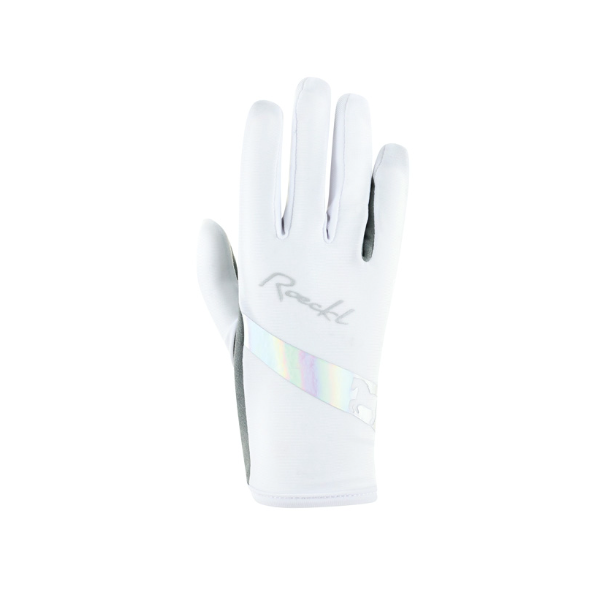 Rękawiczki jeździeckie dziecięce letnie Kapriole 01-310038 k350 white Roeckl 24H!